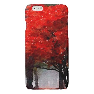 Burning Autumn Glossy iPhone 6 Case