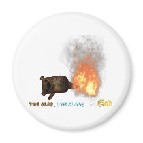 Burning Bear! magnets