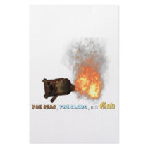 Burning Bear! stationery