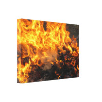 Burning Brush canvas prints