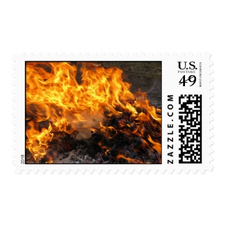 Burning Brush – Medium stamp