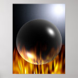 Burning bubble posters