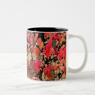 Burning Bush Abstract Coffee Mug