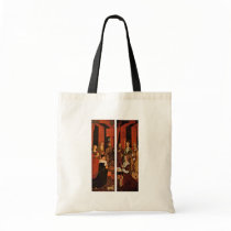 Burning Bush Triptych From The Left And Right Wing Tote Bag