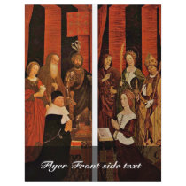 Burning Bush Triptych From The Left And Right Wing Flyer Design
