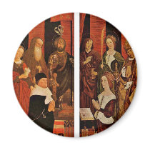 Burning Bush Triptych From The Left And Right Wing Refrigerator Magnets