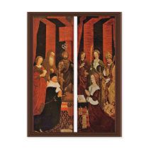 Burning Bush Triptych From The Left And Right Wing Post Card