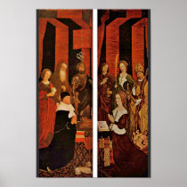 Burning Bush Triptych From The Left And Right Wing Posters