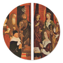 Burning Bush Triptych From The Left And Right Wing Stickers