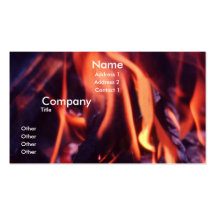 Burning Business Cards