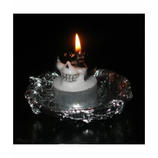 Burning Candle Stressed Figure shirt