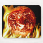 burning earth small fire mouse pads