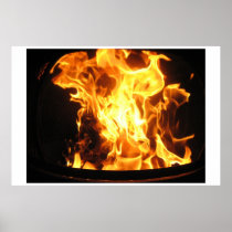 Burning Fire Poster