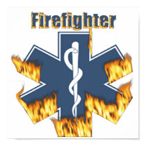 Burning Firefighter poster posters by RealSlogans Burning Firefighter poster posters
