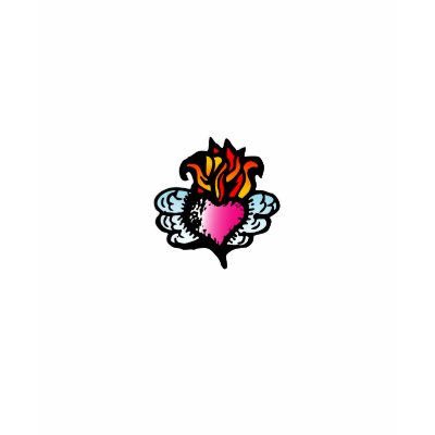 Burning Heart of Mine 02 T-shirts by spacedust