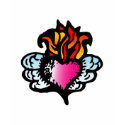Burning Heart of Mine - Woodcut Valentine t-shirts