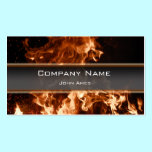 Burning Inferno Business Card business cards