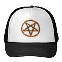 Burning Inverted Pentagram Hats
