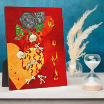 Burning Love Fire Display Plaques