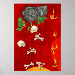 Burning Love Fire Posters