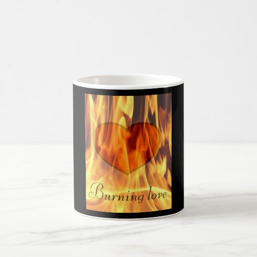 Burning love mosquito coffee mug