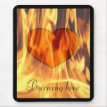 Burning love mousemat mouse pads