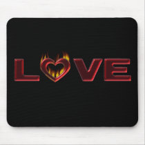 Burning Love Mousepad