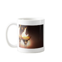 burning martini coffee mugs