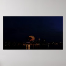 Burning Moon Poster