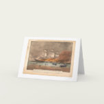 Burning of the clipper ship "Golden Light" (0143A) cards