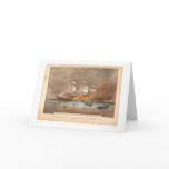 Burning of the clipper ship "Golden Light" (0143A) cards
