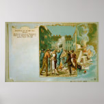 Burning of the Stamp Act in Boston Massachusetts Poster