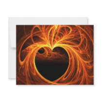 "Burning One" custom invites invitations