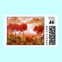 Burning Promise - Medium Stamps Postage - Art