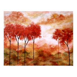 Burning Promise - Print From Original Painting print