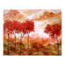 original, painting, red, black, impressionist,