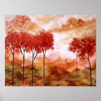 Burning Promise - Print From Original Painting print