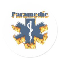 Burning Star Of Life sticker by RealSlogans Burning Star Of Life sticker