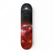 burning star skate decks