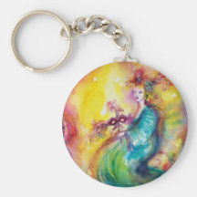 BURNING THE CARNIVAL / Venetian Masquerade Dance Keychain