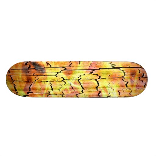 Burning Wood Skateboard Deck Zazzle