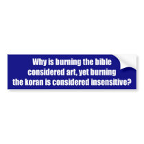 burningBible Bumper Sticker