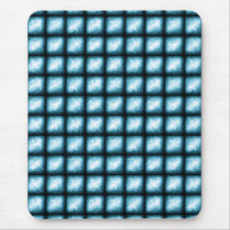 Burnished Cyan Tiles with Lightning Mousepads