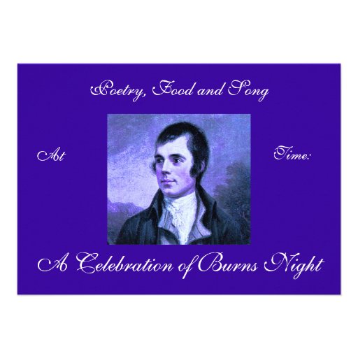 Burns Night Invitation