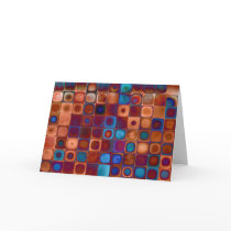 Burnt Copper Dots cards