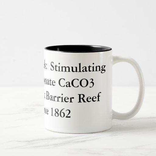 Burnt Fossil-Fuels:   Promoting Calcium Carbona... Mug