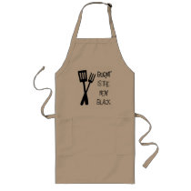 Burnt Is The New Black aprons