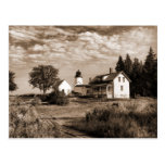 Burnt Island Lighthouse Maine-Postcard