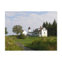 Burnt Island Lighthouse-Postcard