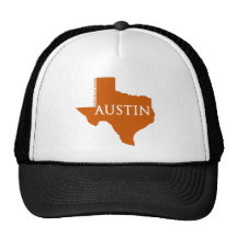 Burnt Orange Austin Texas Hats